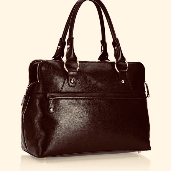 Modalu Classic Pippa Grab Handbag w Round Handles - Picture 2 of 16